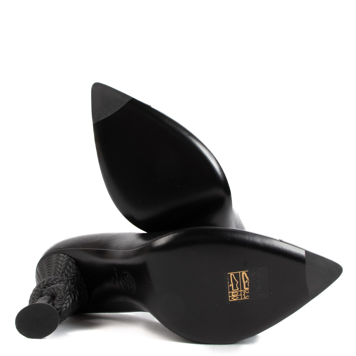 Shop 100% authentic secondhand Chanel Black Leather Knot Detail Pumps - Size 36 on Labellov.com.