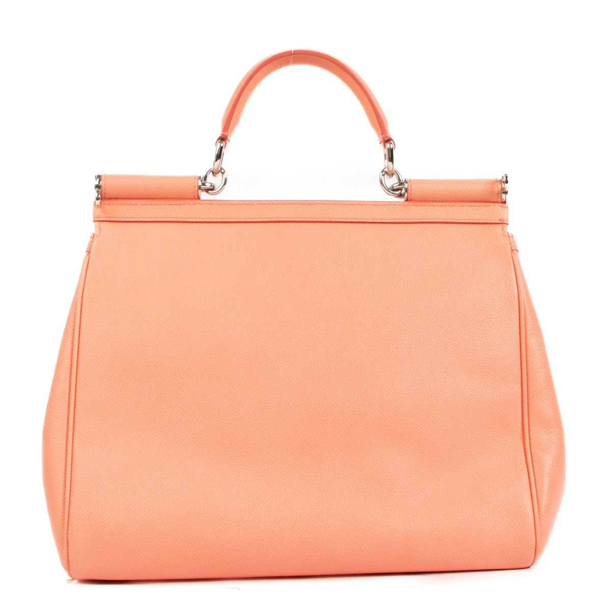 Shop 100% authentic Dolce & Gabbana Salmon Leather Top Handle on Labellov.com.