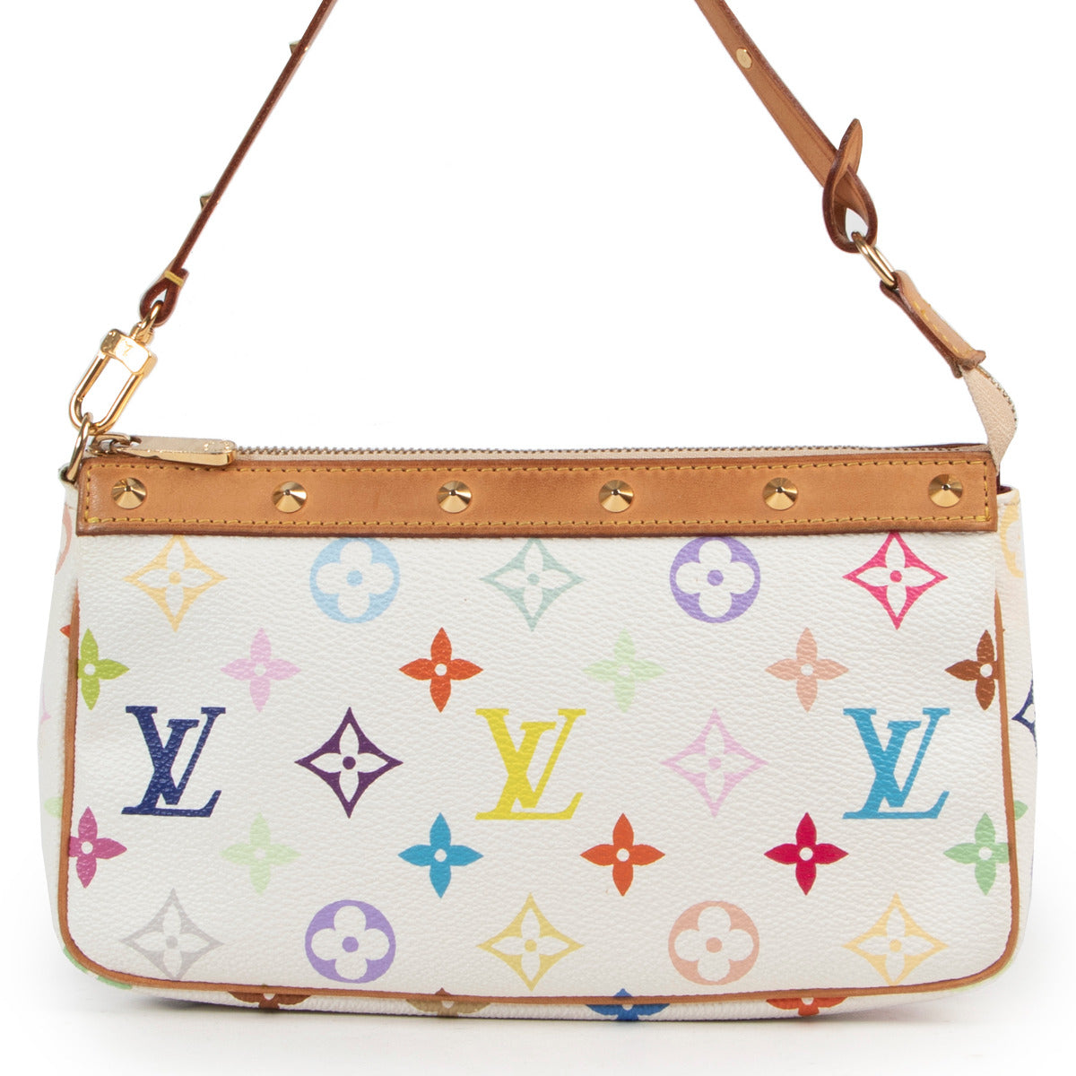 Louis Vuitton x Takashi Murakami Multicolor Pochette Accessoire