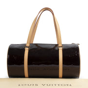 Louis Vuitton Burgundy Patent Leather Bedford Bag