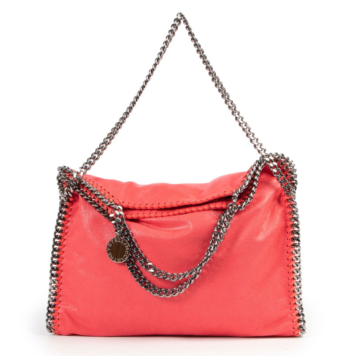 Shop safe online authentic second han dStella Mc Cartney Red Falabella Shoulder Bag at the right price and still in brand new condition at Labellov.Com.