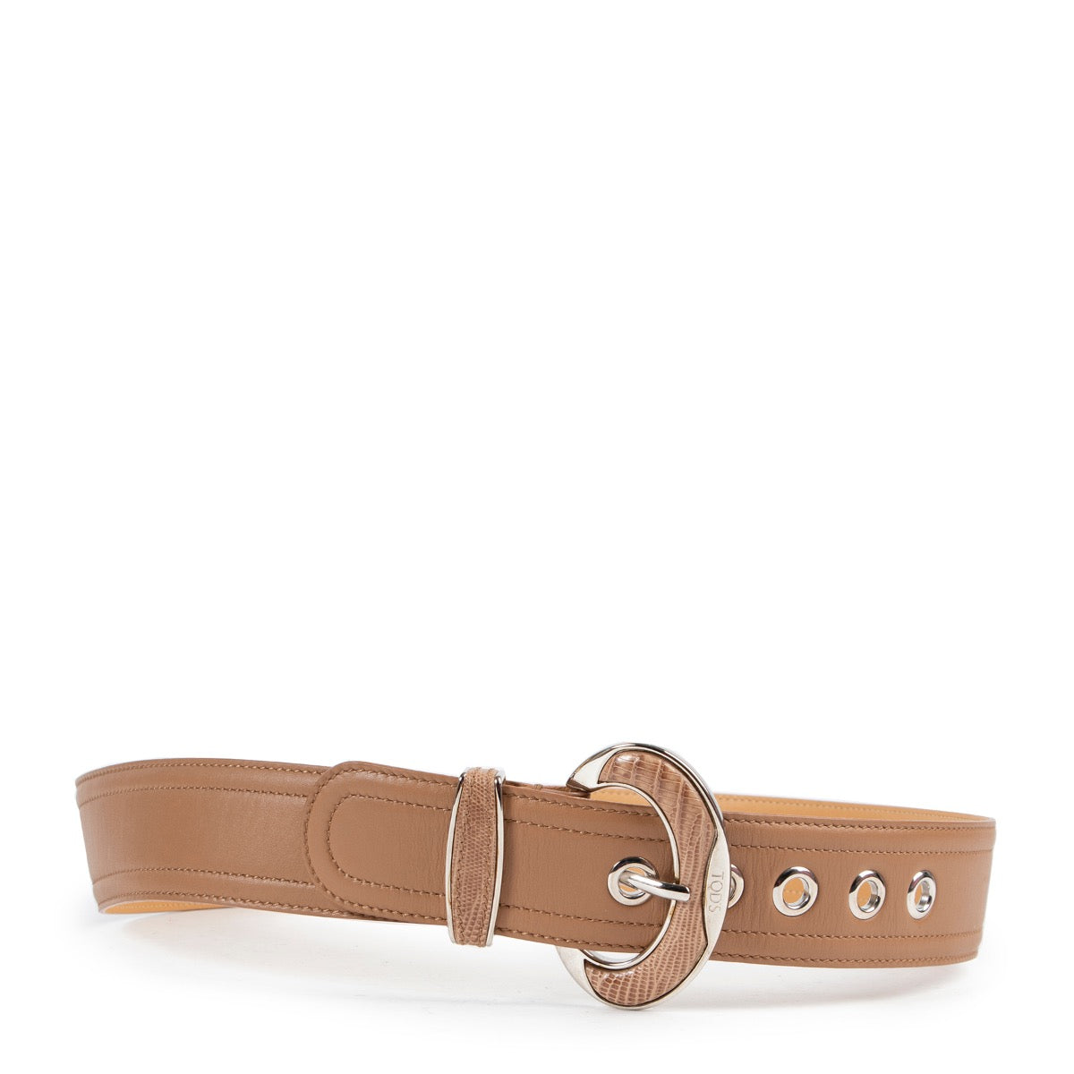 Shop safe online authentic second hand Tods Cognac Leather Belt in Size 90 in very good preloved condition and at the right price at Labellov.com.