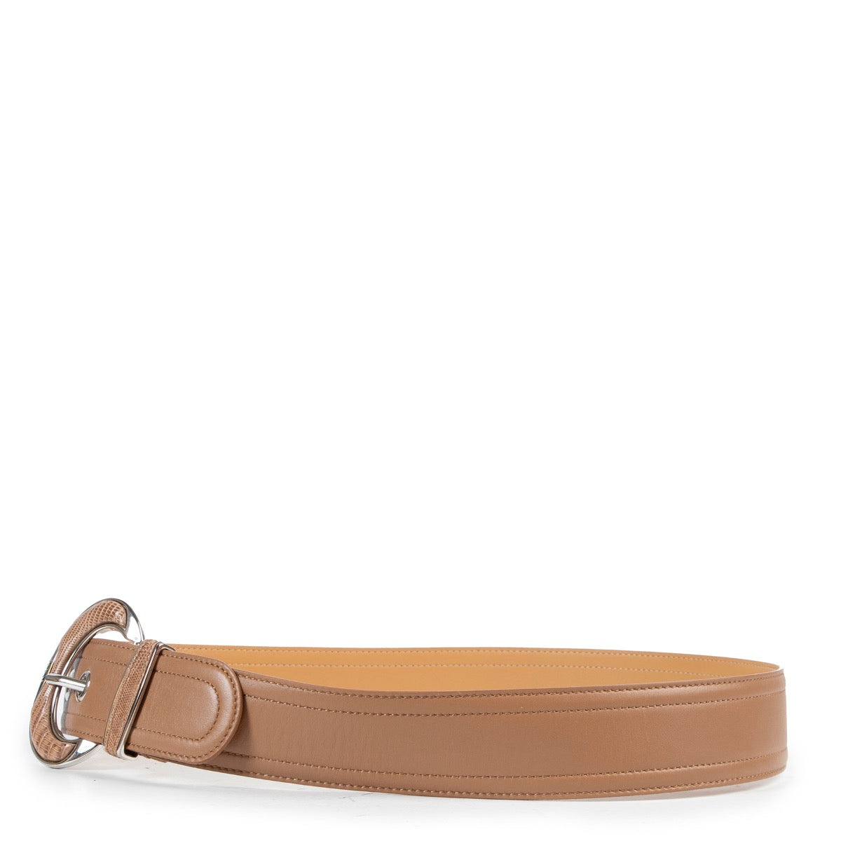 Shop safe online authentic second hand Tods Cognac Leather Belt in Size 90 in very good preloved condition and at the right price at Labellov.com.