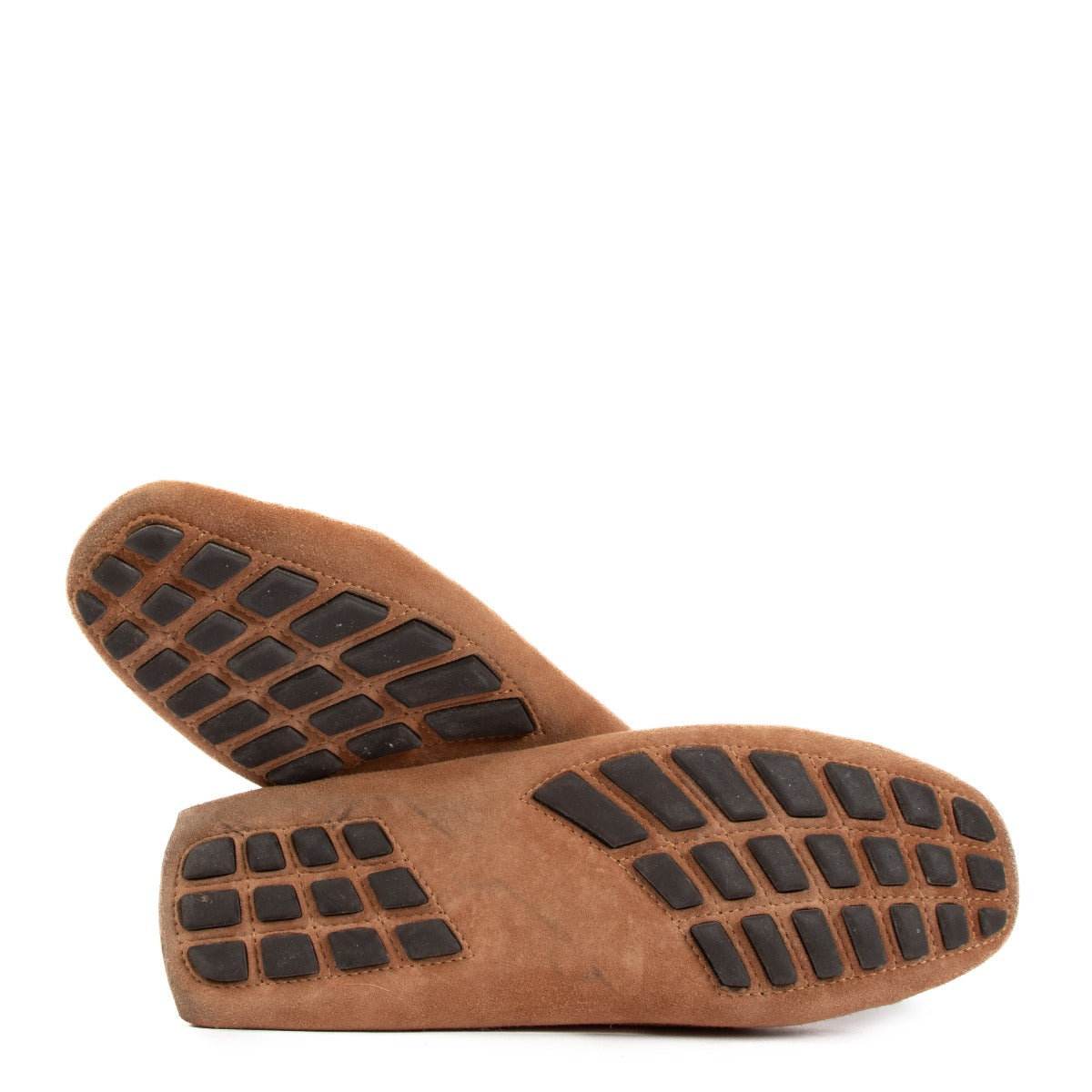 Shop 100% authentic secondhand Salvatore Ferragamo Cognac Suede Flats - Size 36,5 on Labellov.com.