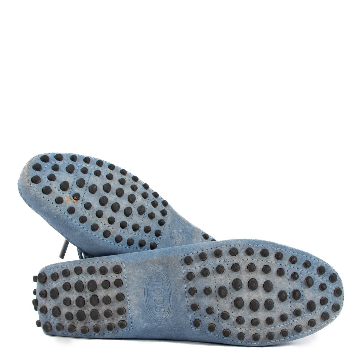 Shop 100% authentic secondhand Tods Blue Suede Moccasins - Size 35,5 on Labellov.com.