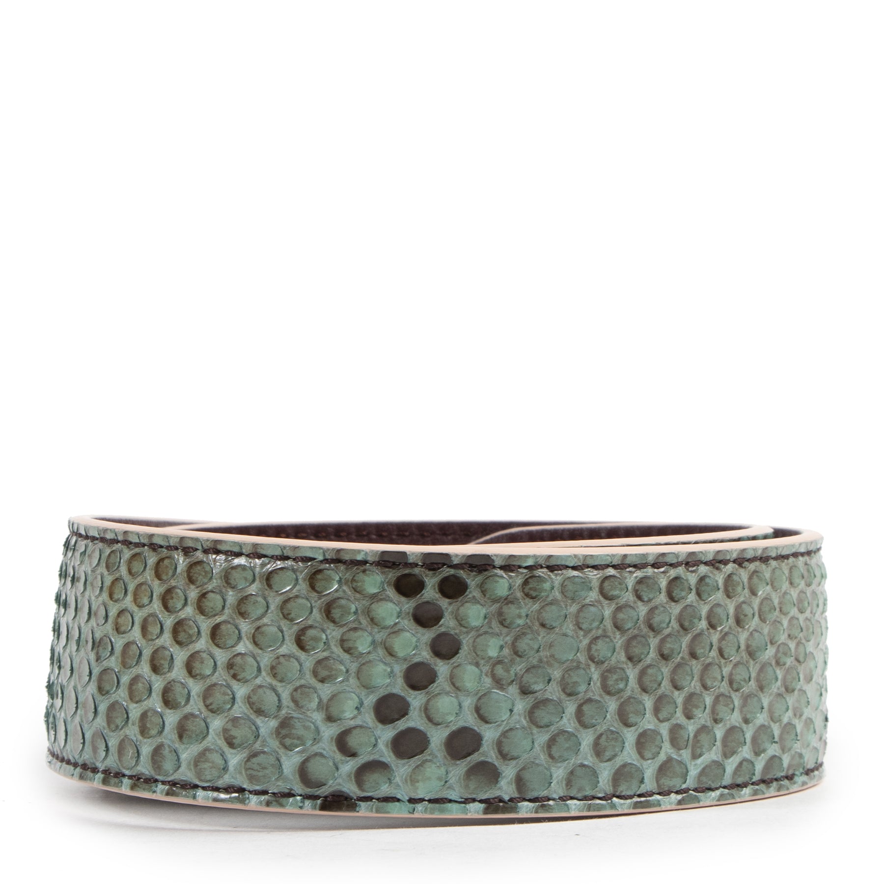 Fendi Green Python Shoulder Strap (