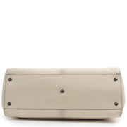 Authentic secondhand Fendi White Leather Peekaboo Bag designer bags fashion luxury vintage webshop safe secure online shopping