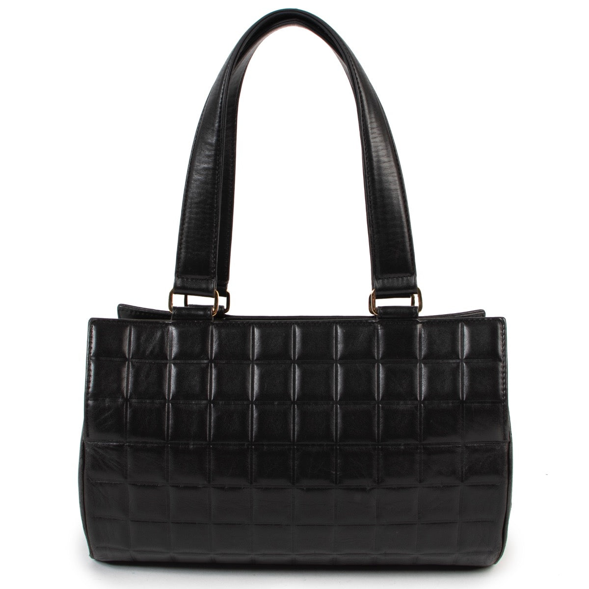 shop safe online Chanel Black Quilted Cylinder Bag