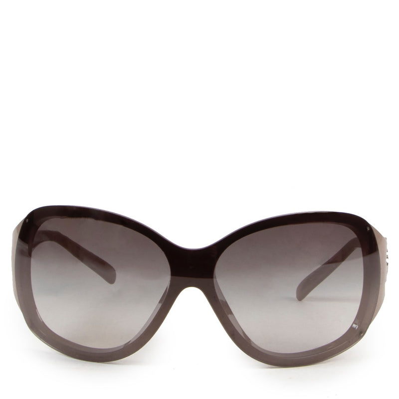 Shop safe online authentic Chanel grey acetate sunglasses at the right price