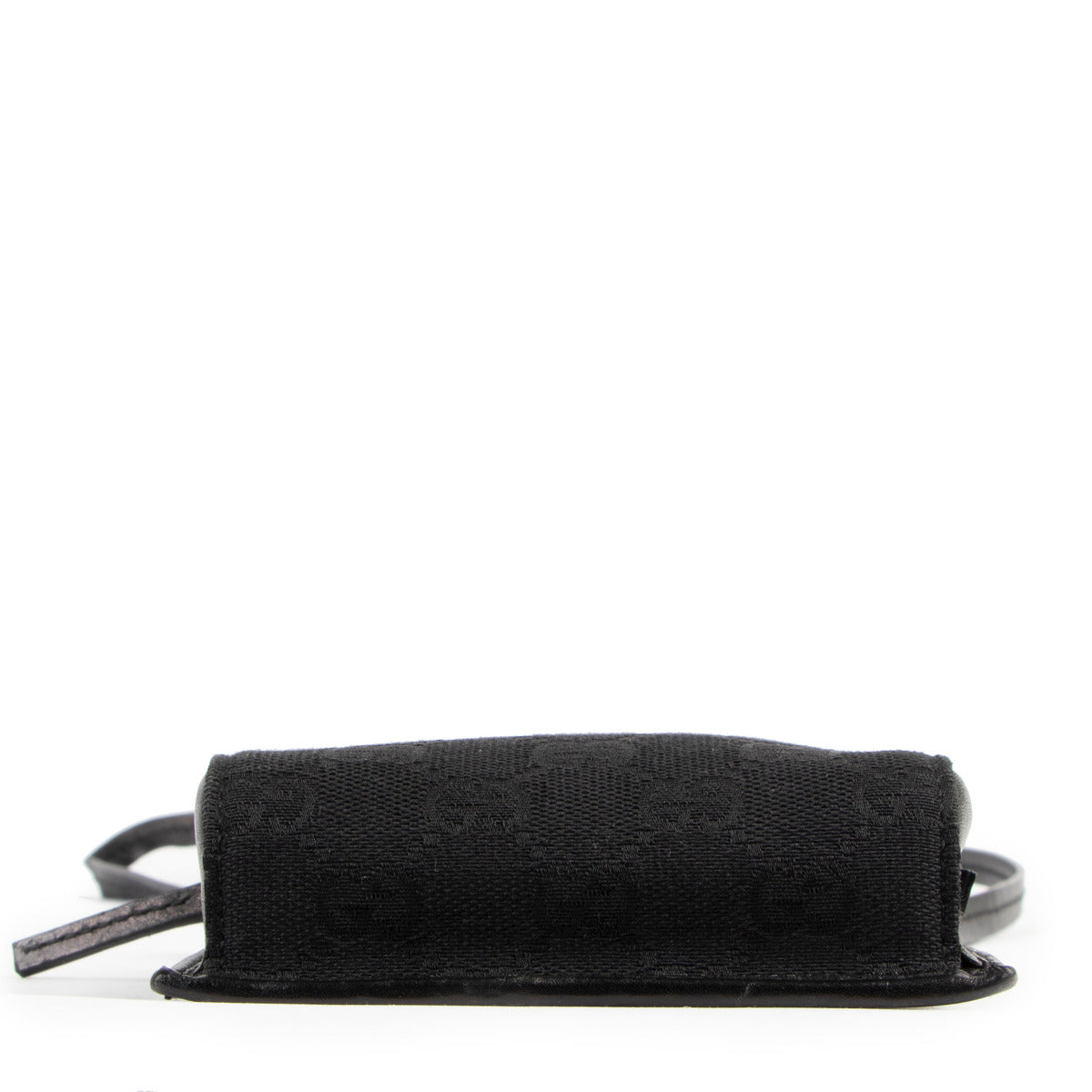 Gucci Black GG Canvas Mini Crossbody Bag