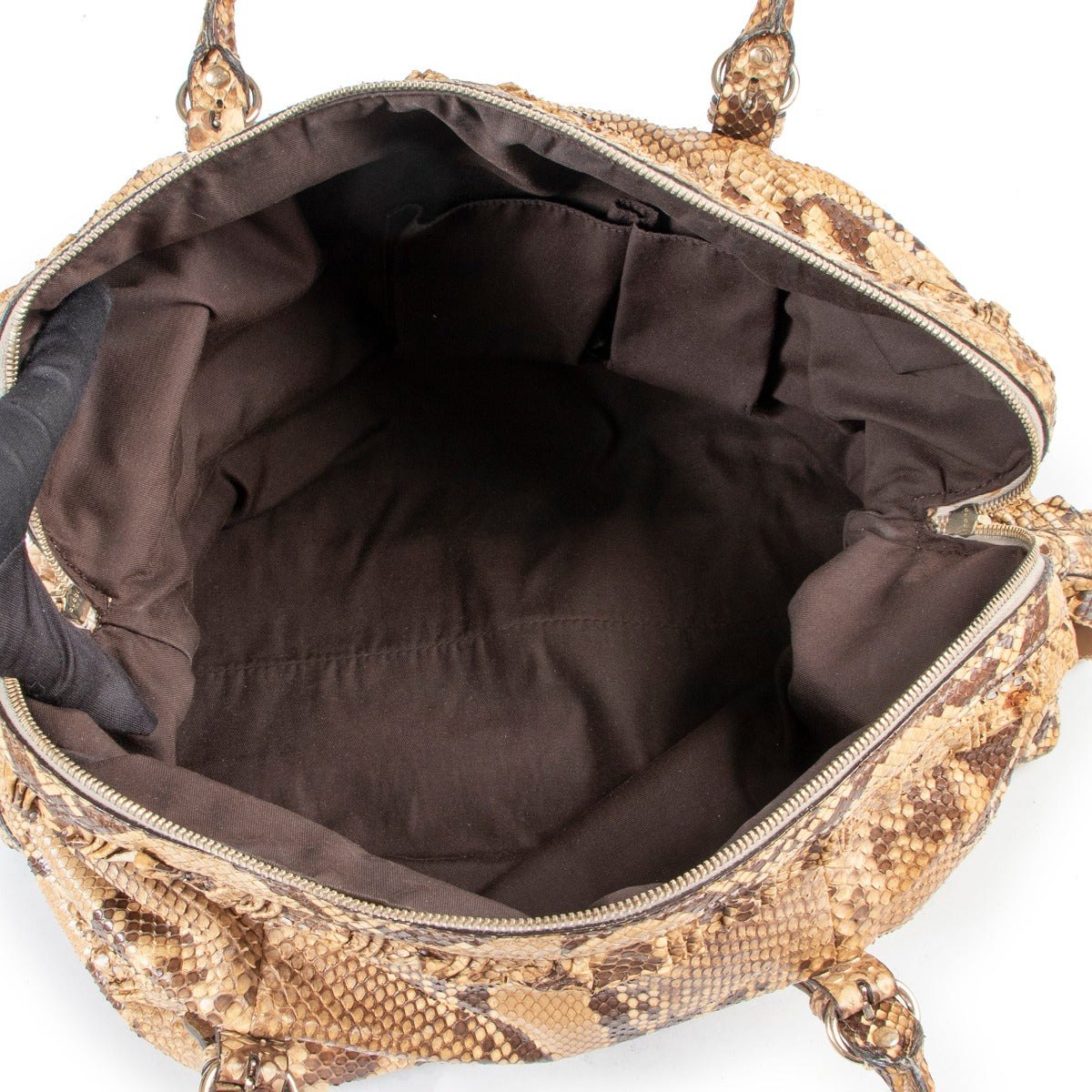 Buy second hand Gucci Beige Python Shoulder Bag