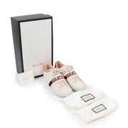 Shop safe online at Labellov in Antwerp this 100% authentic second hand Gucci White Leather Ace Sneakers - size 39,5