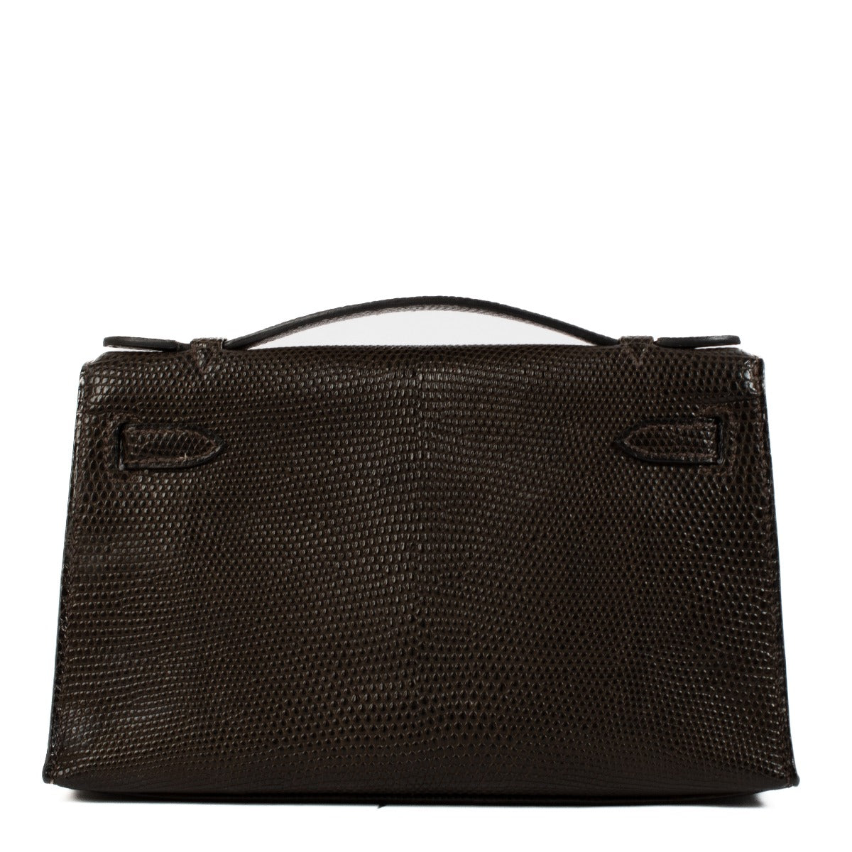 Hermès Kelly Mini Pochette Lézard Mat Cocoan RHW