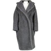 Buy an authentic second hand Max Mara Grey Medium Teddy Coat Size S at Labellov
