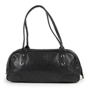 Authentieke Tweedehands Gucci Black Princy GG Leather Mini Boston Bag juiste prijs veilig online shoppen luxe merken webshop winkelen Antwerpen België mode fashion