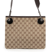 Authentieke Tweedehands Gucci Beige GG Canvas Messenger Crossbody Bag juiste prijs veilig online shoppen luxe merken webshop winkelen Antwerpen België mode fashion