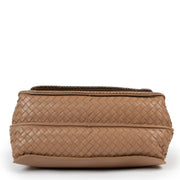 Buy online a authentic second hand Bottega Veneta Desert brown crossbody in good condition at labellov in Antwerp.