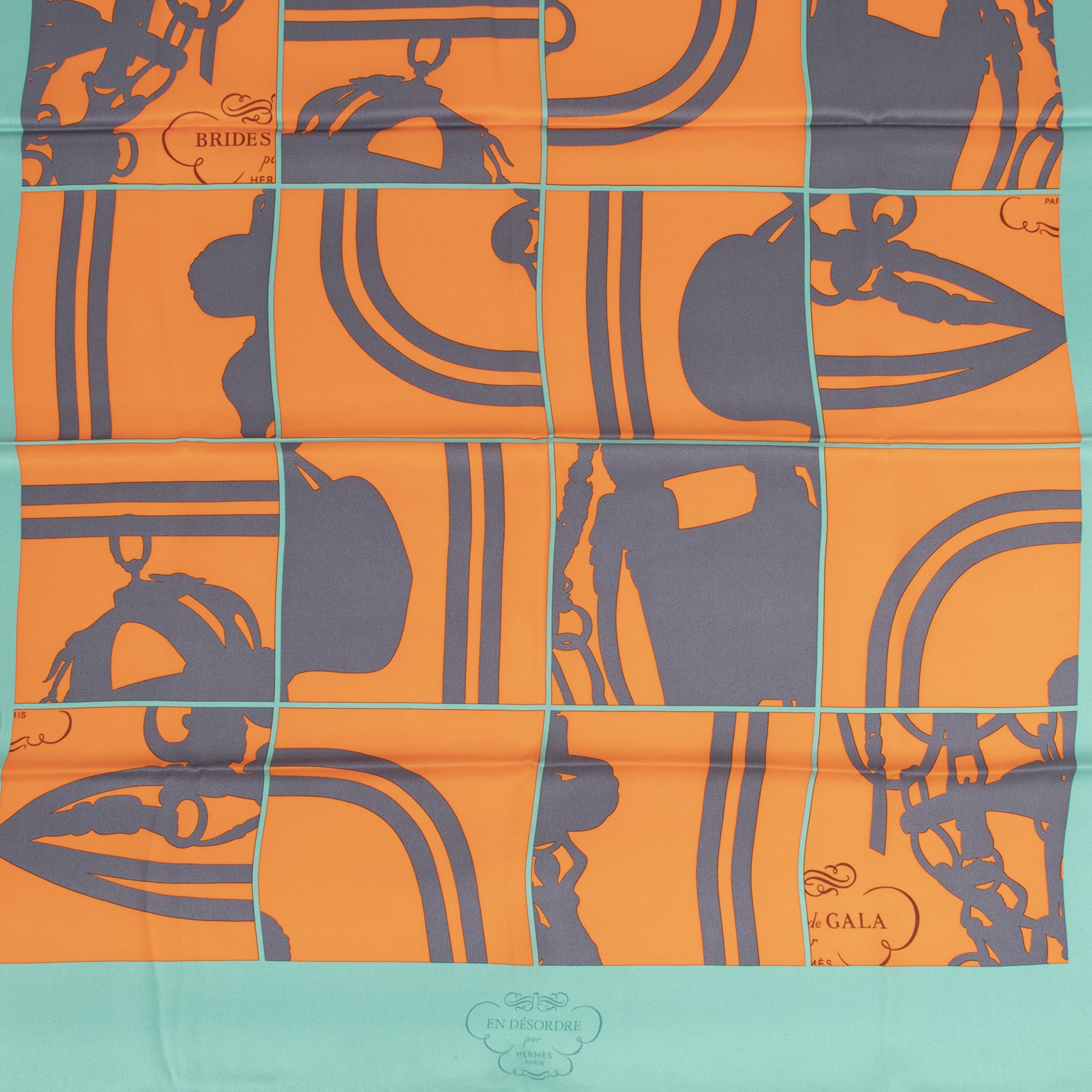 Hermès Silk Carré Scarf En Desordre