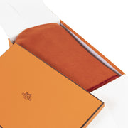Are you looking for an authentic Hermès Orange / Red Cashmere Scarf