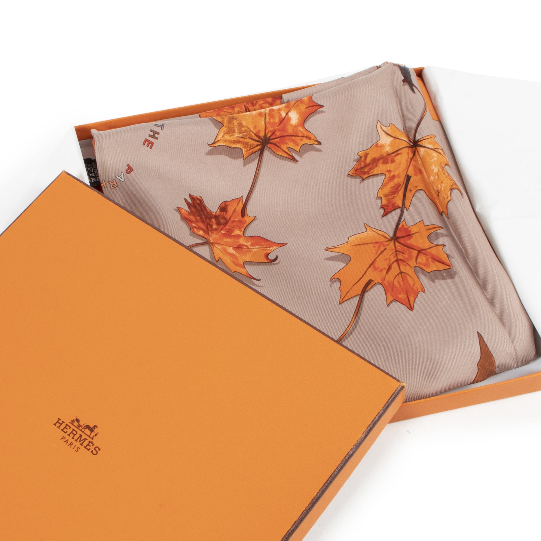 Hermès Silk Carré Scarf A Walk in the Park for the best price at Labellov