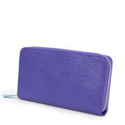 Louis Vuitton Purple Epi Leather Zippy Wallet