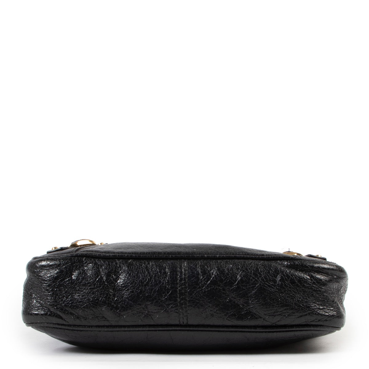 Preloved Balenciaga Black Leather Crossbody now for sale on Labellov Vintage website for designer goods