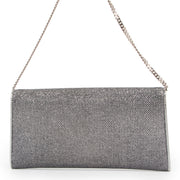 Jimmy Choo Silver Clutch in very good condition on Labellov designer site for vintage 2nd hand goods