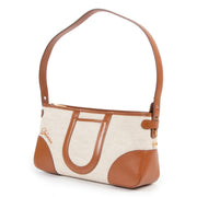 Buy an authentic Delvaux canvas shoulder bag online at Labellov.com.