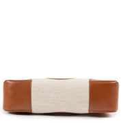 Online een authentieke Delvaux canvas schouder tas kopen op Labellov.com.