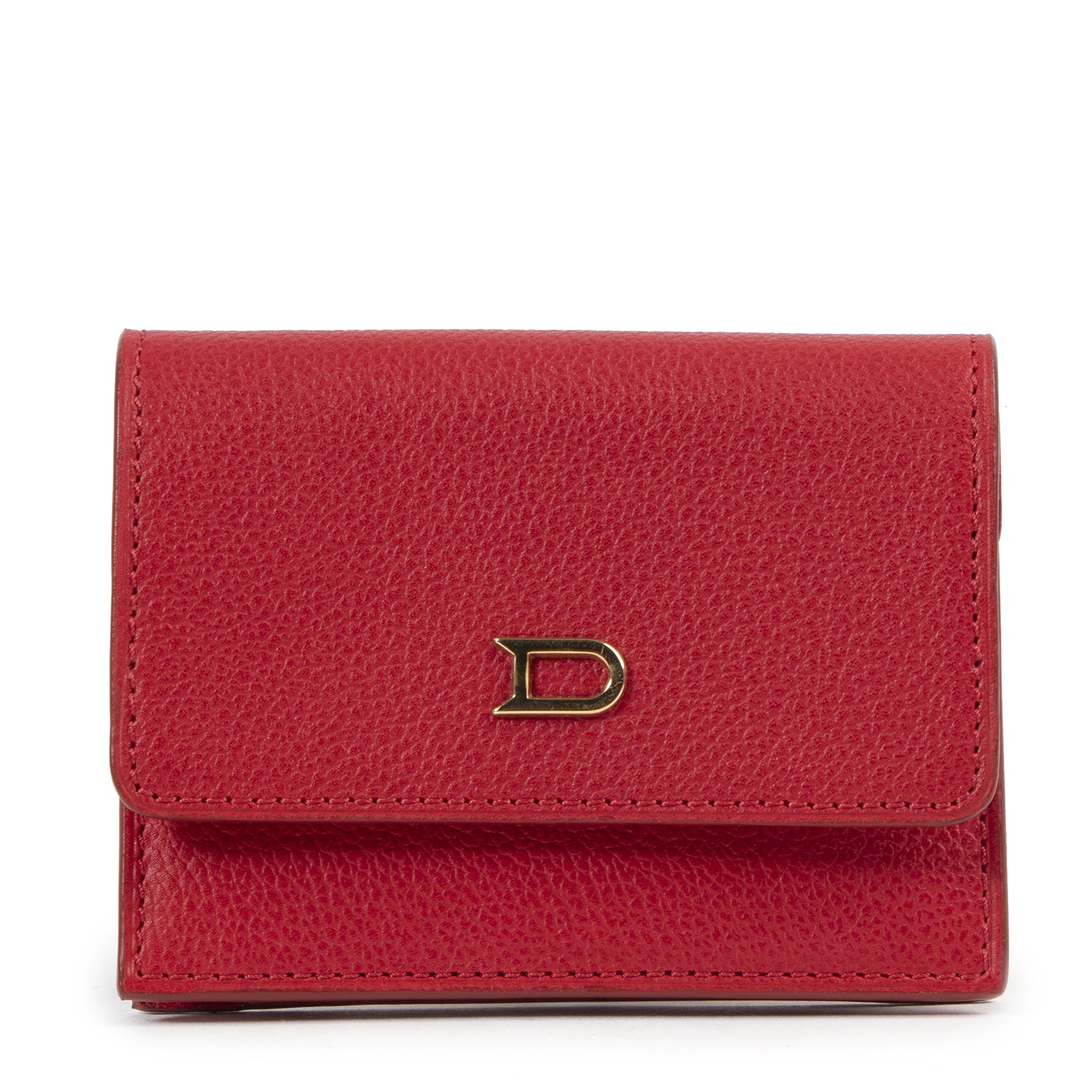 Delvaux Caprice Jumping Rouge Baiser Coin Purse for the best price at Labellov secondhand luxury