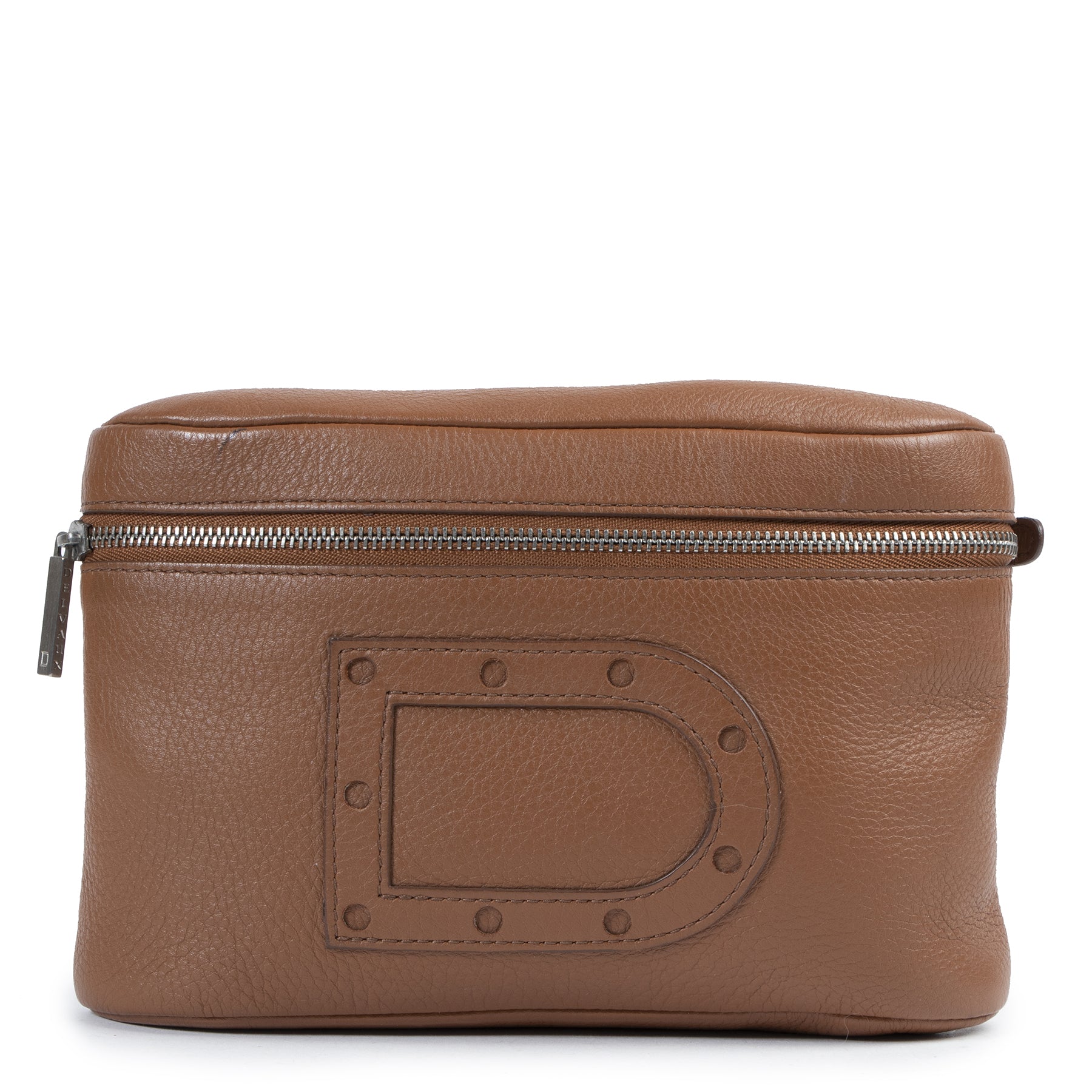 Authentic secondhand Delvaux Cognac Leather Belt Bag designer bags fashion luxury vintage webshop safe secure online shopping