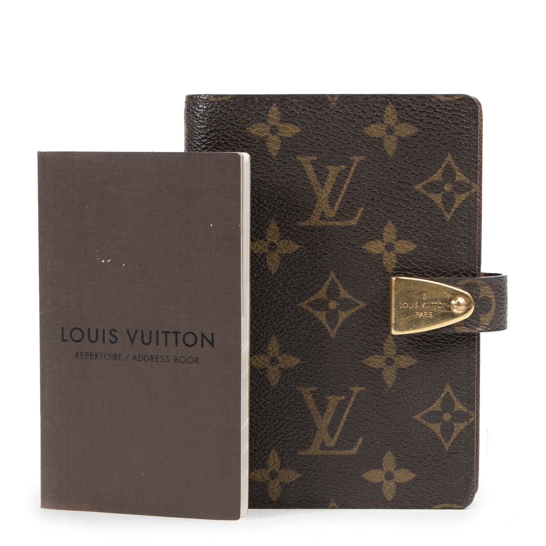 Authentic secondhand Louis Vuitton Monogram Agenda Cover designer accessories fashion luxury vintage webshop safe secure online shopping
