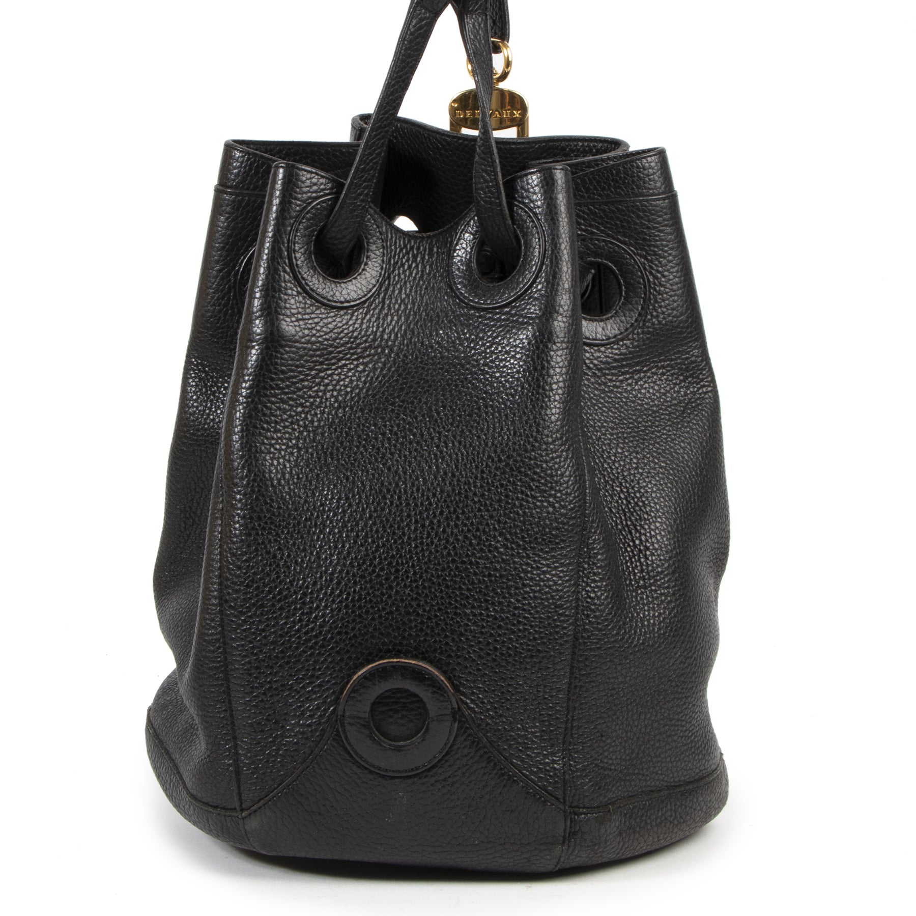 shop safe online Delvaux Black Bucket Bag