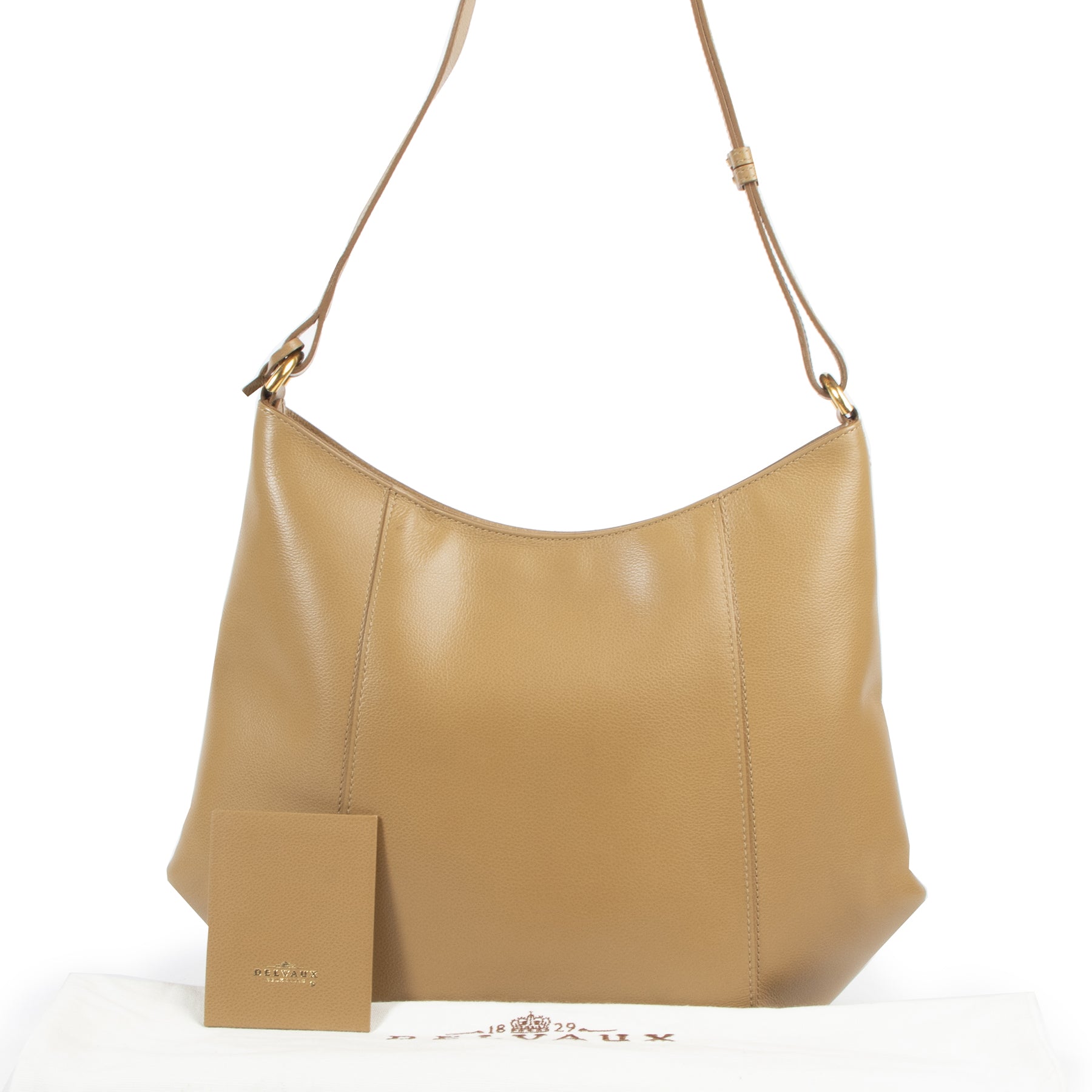 Delvaux Beige Perle Shoulder Bag
