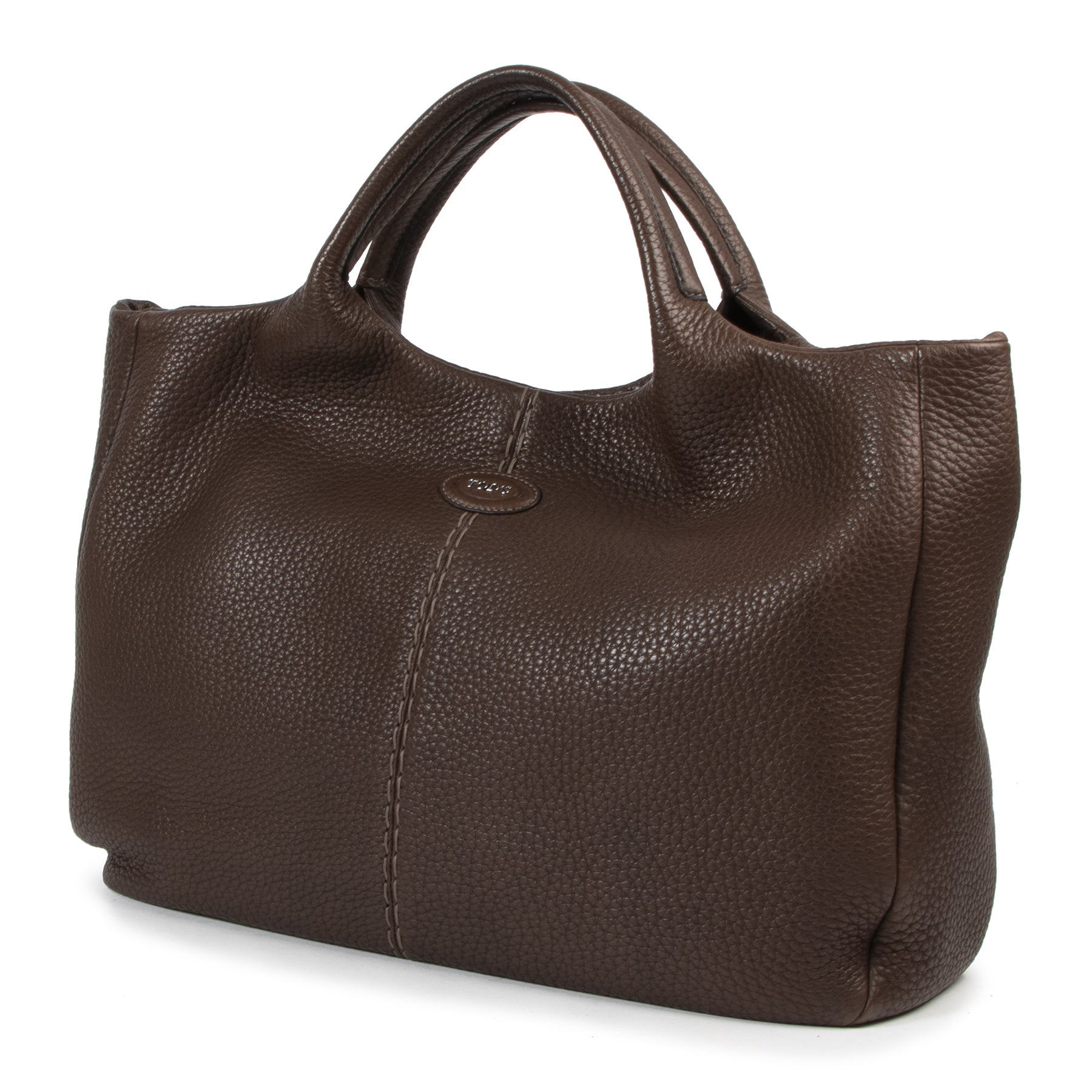 we buy and sell your authentic designer Tod's Brown Leather Shoulder Bag