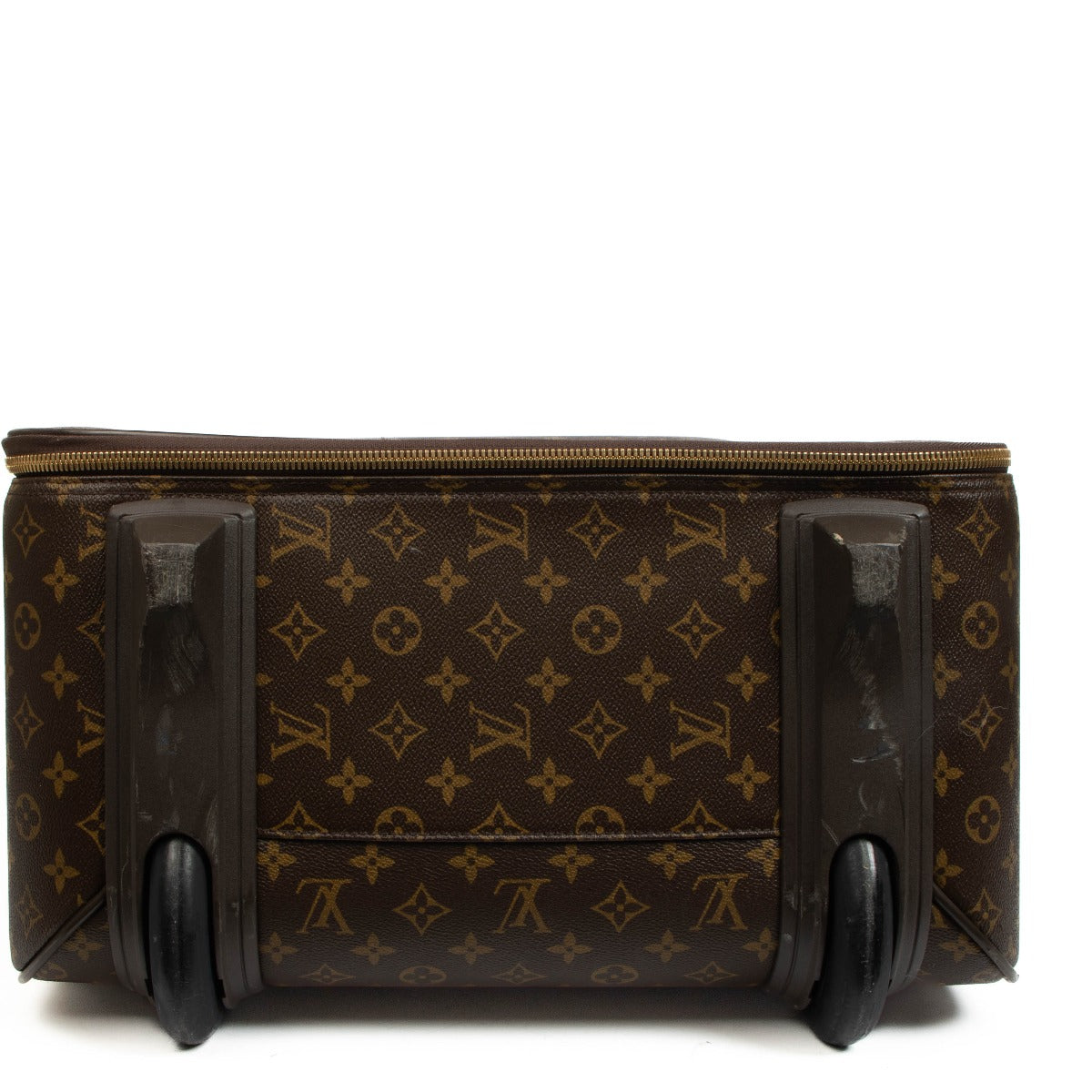 Valise trolley Louis Vuitton Pegase 70 en toile Monogram