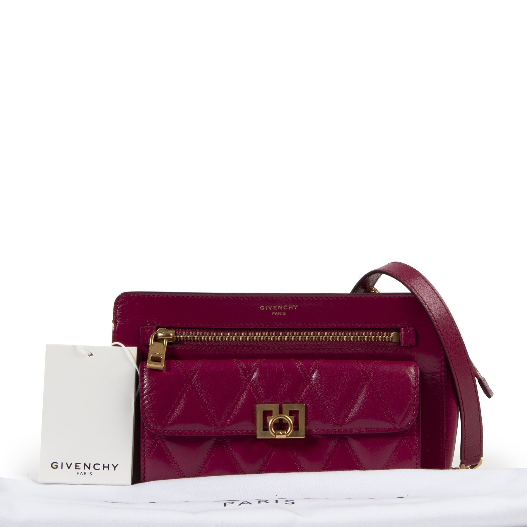 We buy and sell your authentic Givenchy Fuschia Pink Crossbody Bag