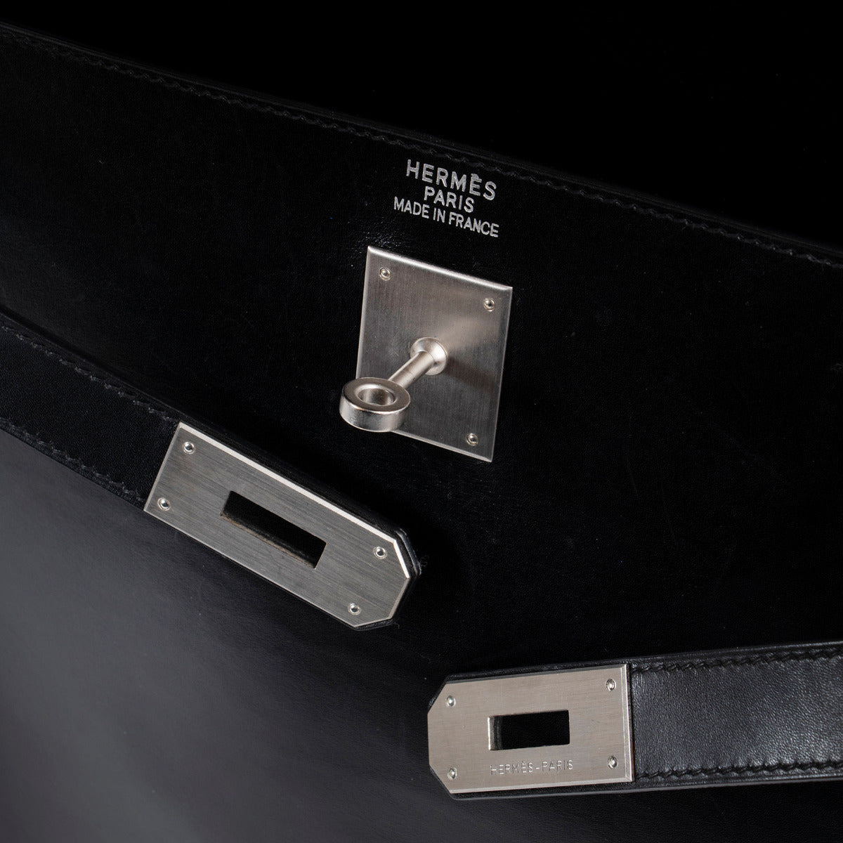 Hermès Kelly 40 Noir Box BHPC