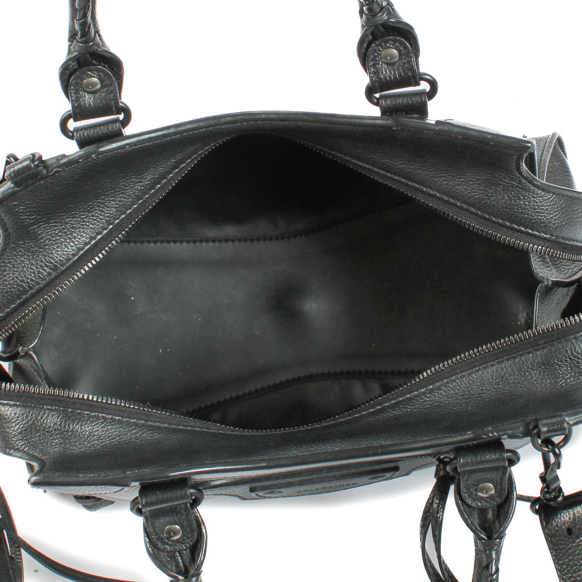 Sac porté épaule Balenciaga Neo City petit format tout noir