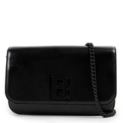Balenciaga Black B Wallet on Chain Crossbody