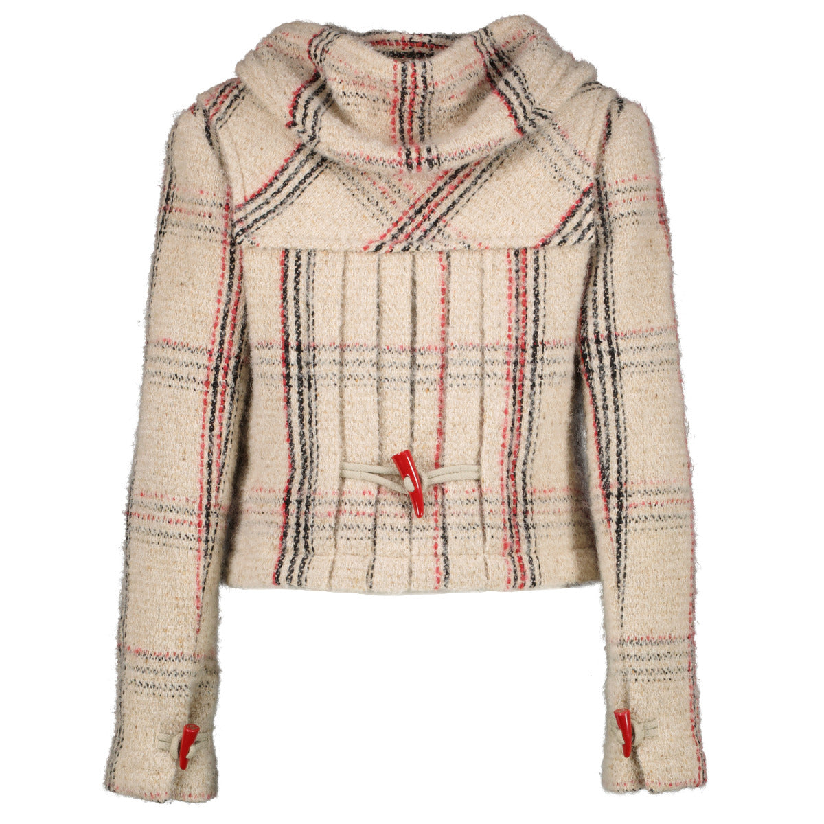 Chanel 06A Frosted Wool Tweed Duffle Coat