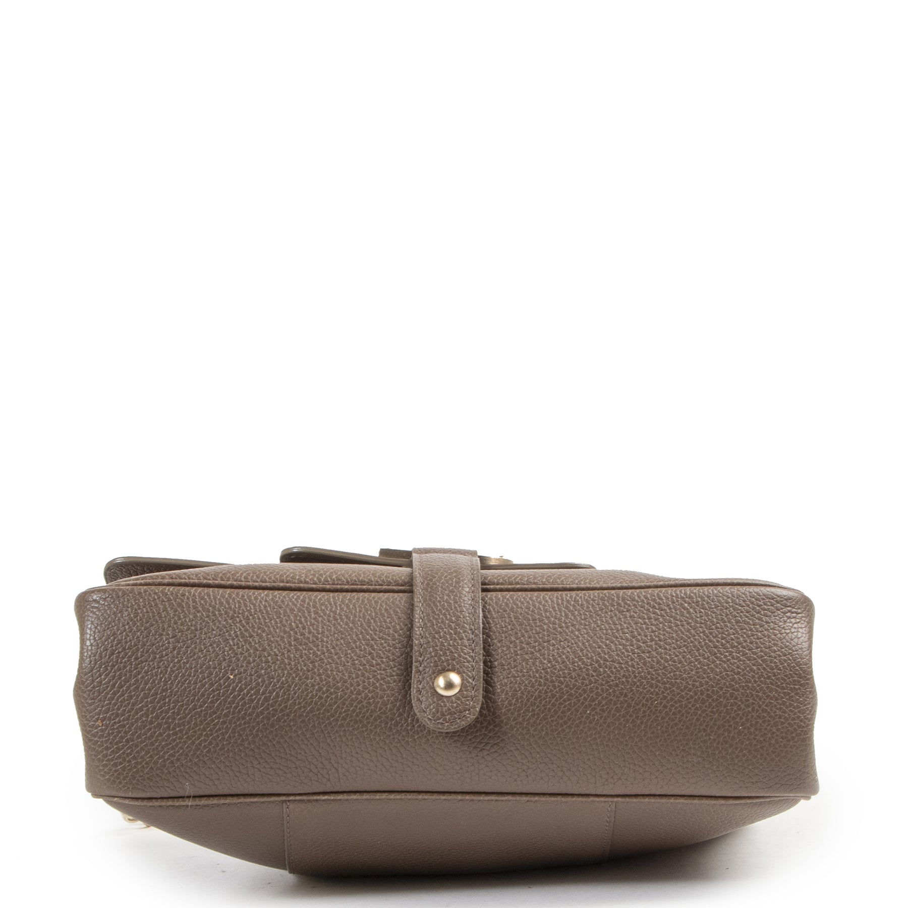Delvaux Taupe Brown Shoulder Bag