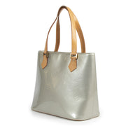 Authentic secondhand Louis Vuitton Grey Vernis Houston Bag designer bags fashion luxury vintage webshop safe secure online shopping