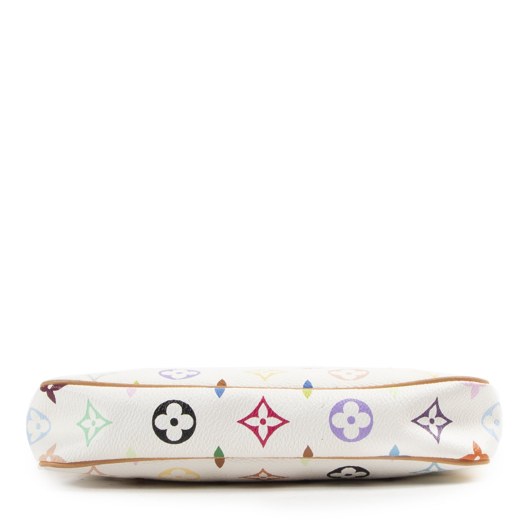 Louis Vuitton Takashi Murakami Multi Color Monogram Pochette + Strap