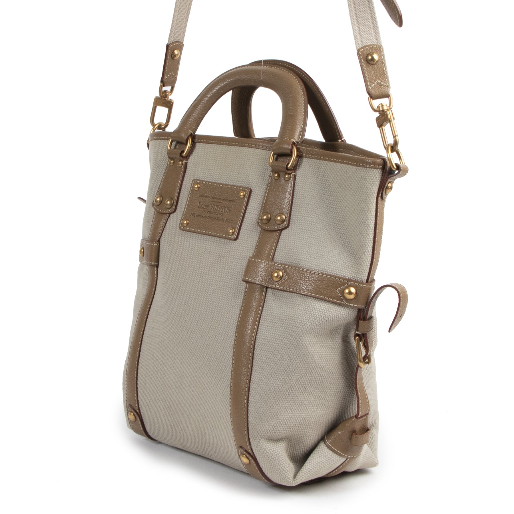 Louis Vuitton Trianon Poids Plume Toile and Leather PM