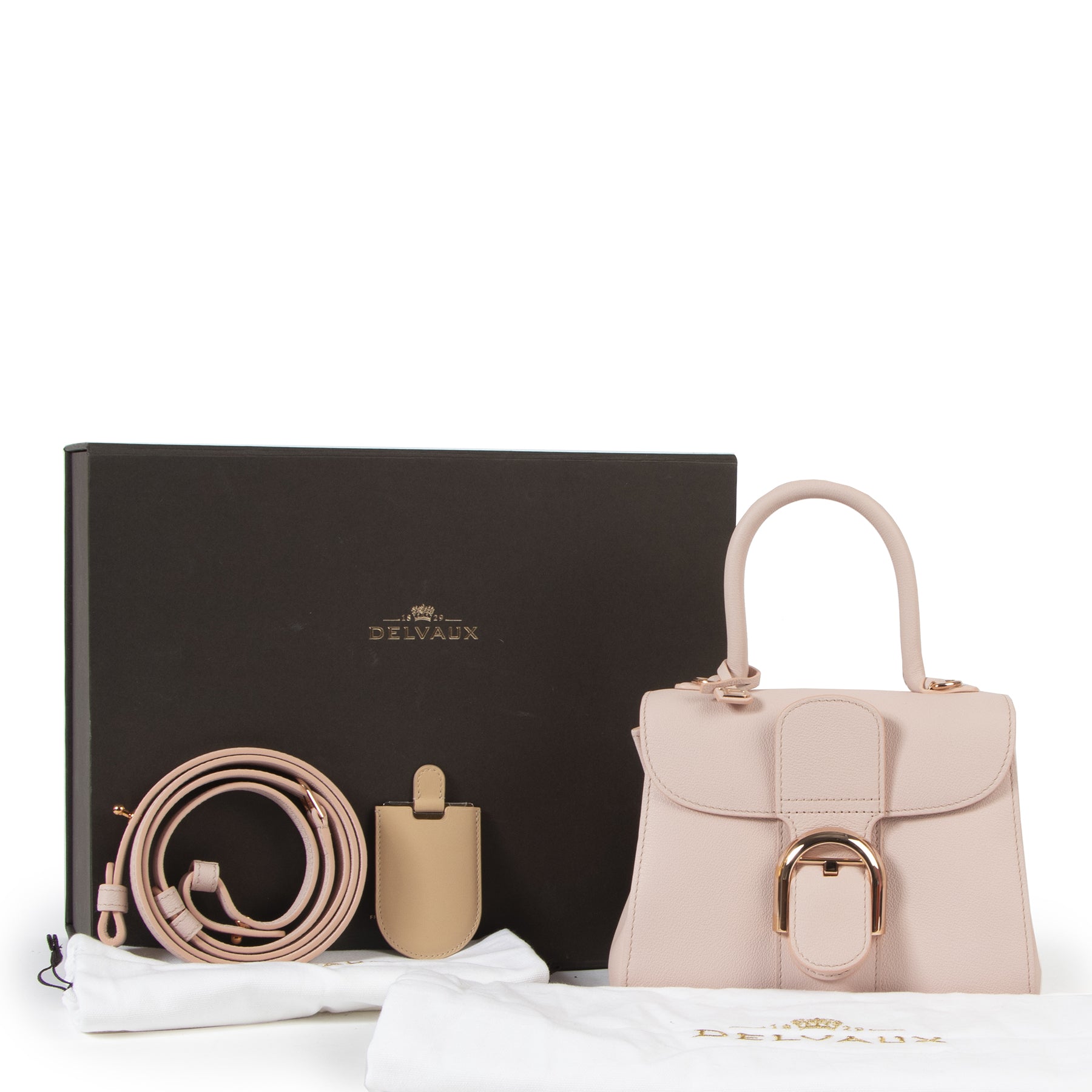 Delvaux Brillant Mini Pastel Pink for the best price at Labellov secondhand luxury