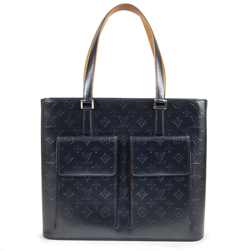 koop veilig online tegen de beste prjs Louis Vuittonn Grey Matt Monogram Wilwood Tote