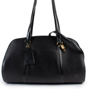 Shop authentic second hand luxury designer Louis Vuitton Solferino GM Black Epi Leather Bag at Labellov.