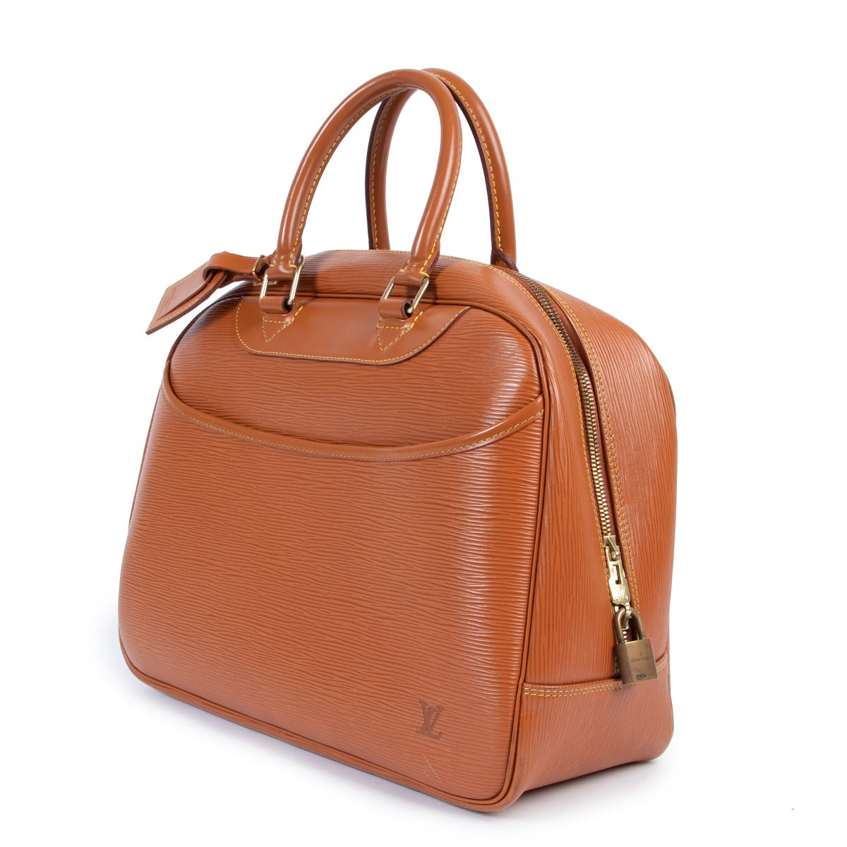 Shop authentic second hand vintage designer Louis Vuitton Deauville Cipango Epi Leather Bag at Labellov.