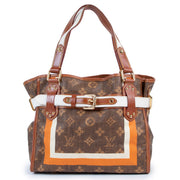 Shop safe online at Labellov in Antwerp this 100% authentic second hand Louis Vuitton Limited Edition Monogram Tisse Rayures PM Bag